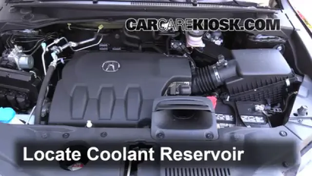 2014 Acura RDX 3.5L V6 Coolant (Antifreeze) Add Coolant